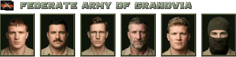 Federate Army of Granovia portraits