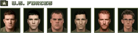 U.S. Forces soldier portraits from the official page